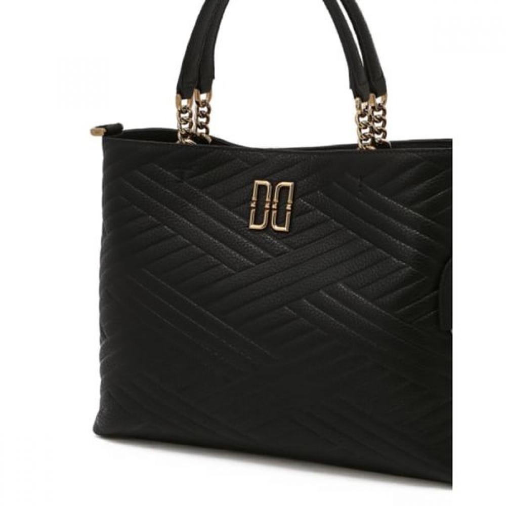 Daks Black Leather Tote Bag Dcba6f365bk