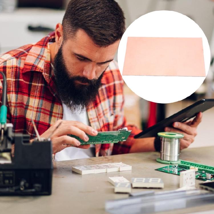 10pcs 1.5mm Double side Brass Clads Sheets Electronic Project Board for Innovative Electronics & Creative Experiments