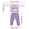 Girl Playing House Dollhouse Accessories Doll Clothes Shirt Pants Mini Home Wear Dolls Pajamas