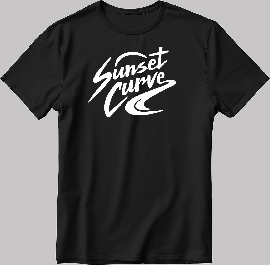 Sunset Curve Julie And The Phantoms S.Sleeve White-Black Men/Women T Shirt Mens Womens Tees Top K954 L
