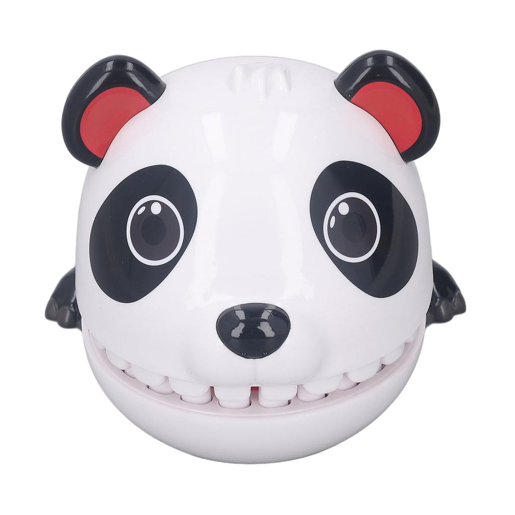 Finger Biting Prank Toy Panda Shaped Interactive Press Teeth Funny Game with Turntable for Kids
