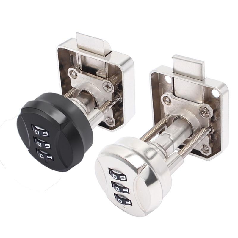 Resetable Security Combination Lock For Marine Vehicle Cabinets Home Drawers Waterproof Metal Construction