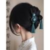 New Chinese Style Fringe Hair Clipper for Women National Wind Retro Shark Clip Hanfu Ancient Style Hair Accessories