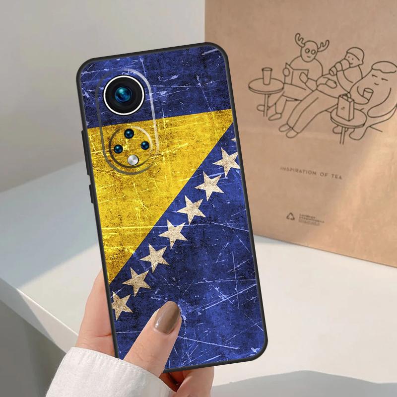 Bosnia Flag For Honor Magic 8 5 6 7 Pro Case For Honor 400 200 Lite 50 70 90 X8c X8b X9a X9b X9c X9d Win
