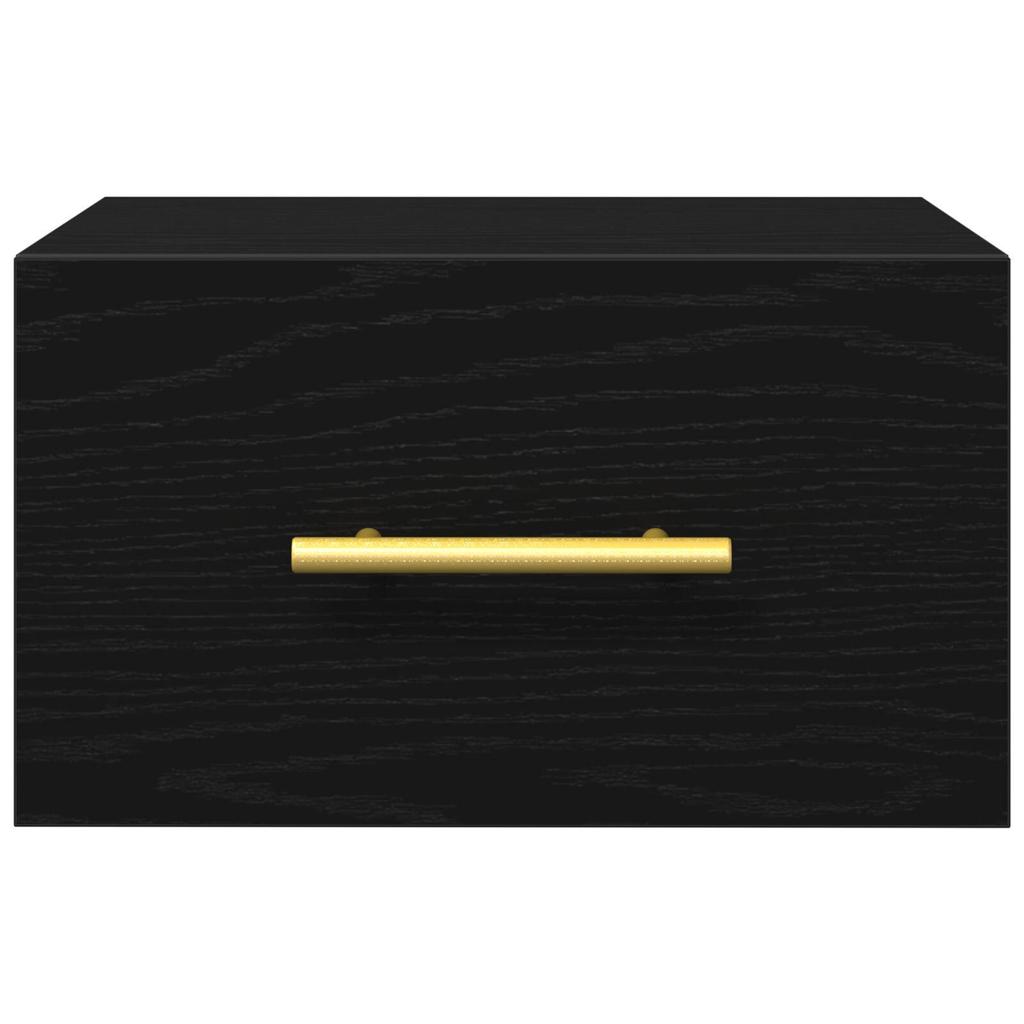 Wandhängender Nachttisch, 2-teiliges Set, Nachttisch mit Schubladenaufbewahrung, 35x35x20 cm