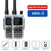 1/2PCS Baofeng MINI-5 Ual Band Dual PTT Walkie Talkie 5RMINI VOX FM Amateur Radio Type-C Charge Handheld Transceiver Two Way Rad