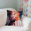 Cool K-Kyoujurou Rengoku Case Plush Fabric Soft Pillowcase Double Sided Print Cushion Cover Household Gifts