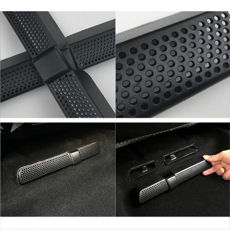 2 buc/set auto evacuare aer capac pentru Skoda Kodiaq 2016 2017 2018 mașina spate scaun aer condiționat Vent capac plasă auto evacuare aer capac