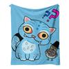 150*200cm Anime Peripheral Printed Warm Blanket