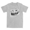 Camiseta Rage Comic Trollfac Anime Engraçado Hip Hop Manga Curta Tops Incríveis Verão Puro Gola Redonda 6XL Roupas