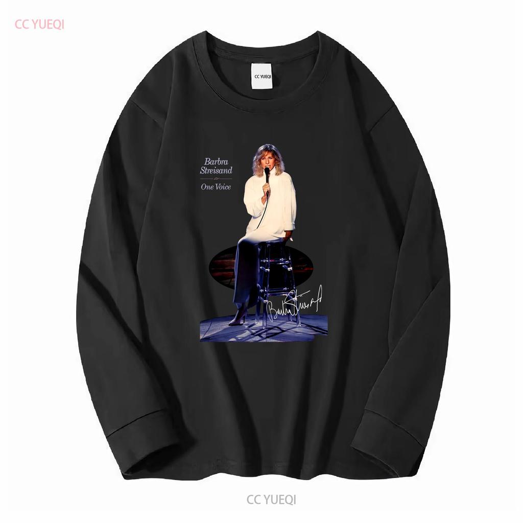 Barbra Streisand Signature For Man Woman Black All Size S 5XL T Shirt Vintage Washed Graphic Unisex Soft Breathable