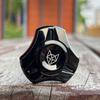 Spirit Fox Stainless Steel Fidget Spinner Roller Hand Spinning Top Tip Rotating Metal Acedc Stress Relief Toy Men Anti Anxiety