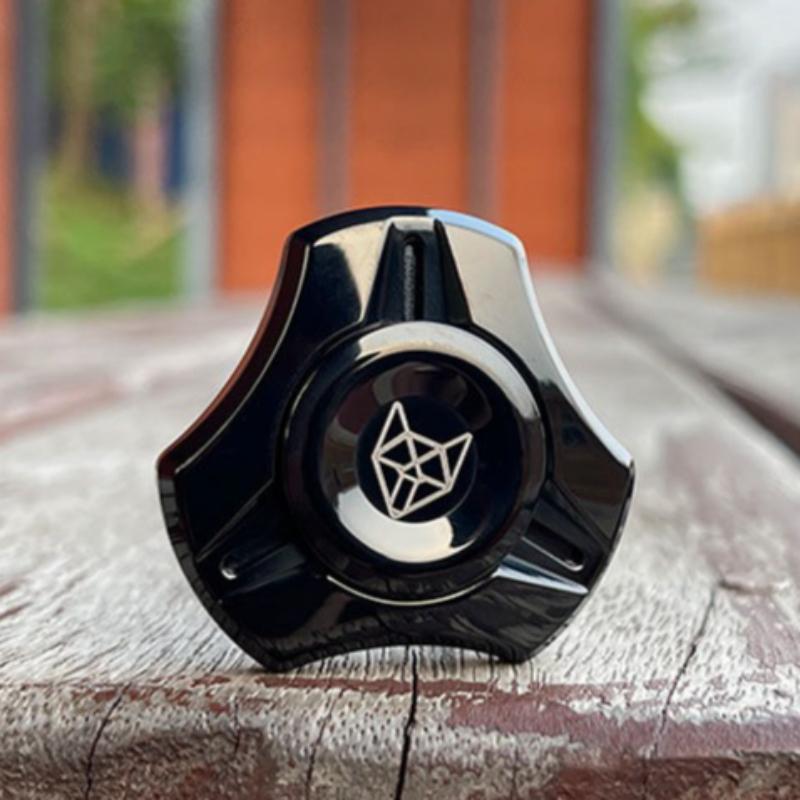 Spirit Fox Stainless Steel Fidget Spinner Roller Hand Spinning Top Tip Rotating Metal Acedc Stress Relief Toy Men Anti Anxiety