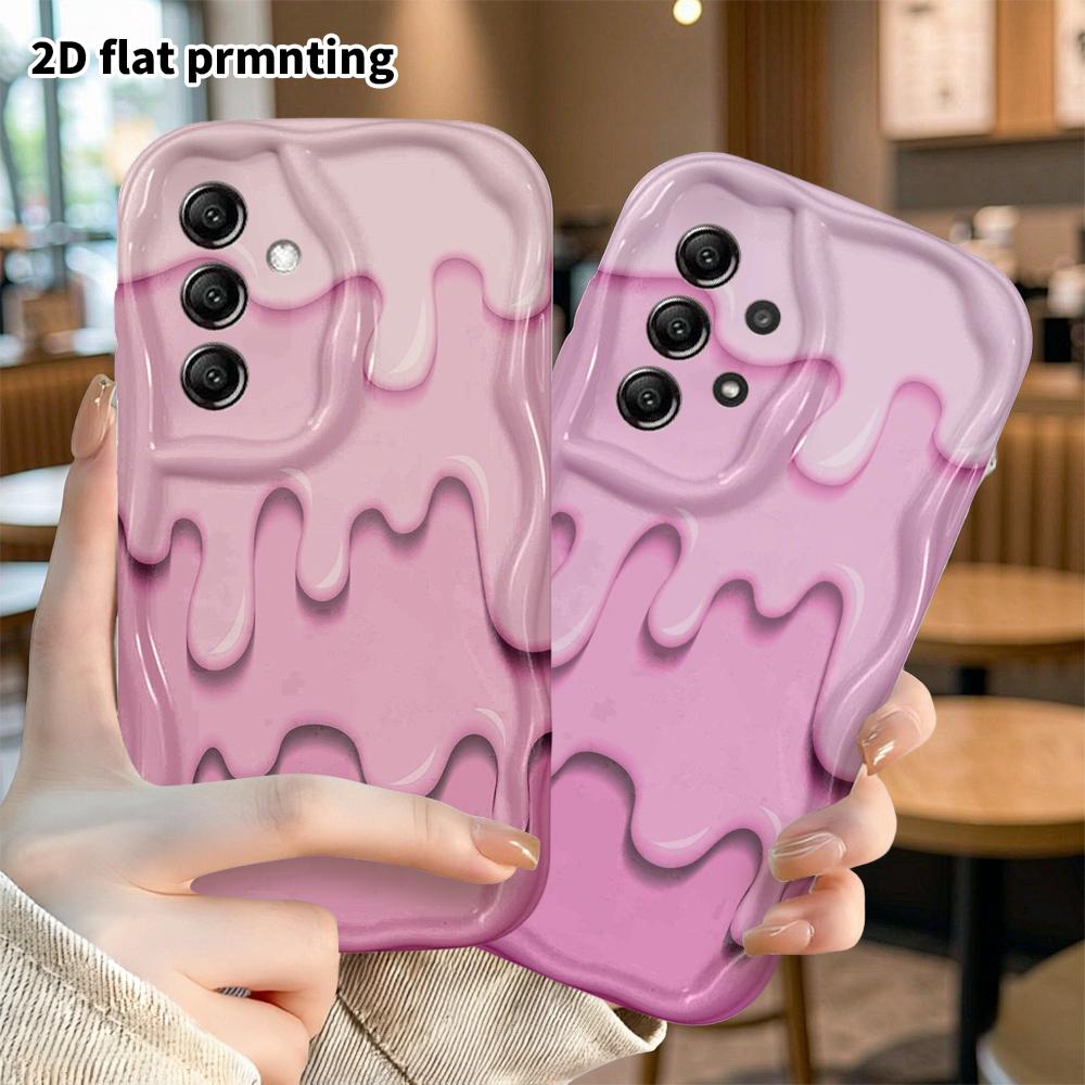 Phone case: 2D flat Samsung Galaxy A34 A35 M05 M06 S20 S22 S21 FE Plus 5G protective case, fluid drop, perfect Christmas and Halloween holiday gift