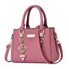 Trendy Leather Handbags Large Capacity Open Pocket Shoulder Bag Polyester Cotton Messenger Bag