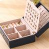 Large Capacity Jewelry Boxes PU Leather Jewelry Display Case  Jewelry Storage