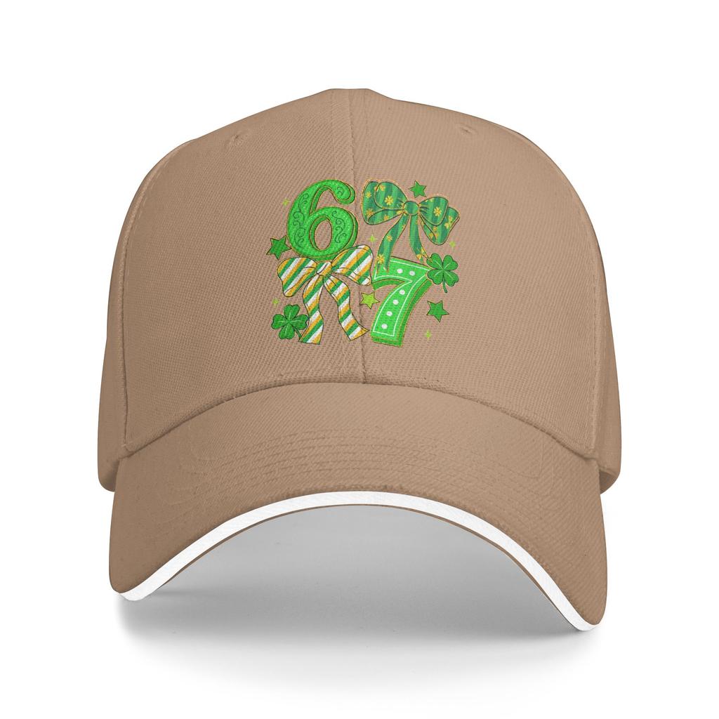 67 Six Seven Coquette Bow St Baseball Cap Fashion Women Men Trucker Hat Sun Visor Print Outdoor Sport Baseball Caps Present