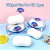 Simulated Soap Squishy Toys Stress Relief Ease Anxiety Squeeze Fidget Toy Moldable Super Soft Slow Rising for Adults Party Gifts