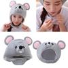 Gray Mouse Headgear Adults Gift Photography Props Headband Soft Funny for Christmas Party Halloween Selfie Accessories