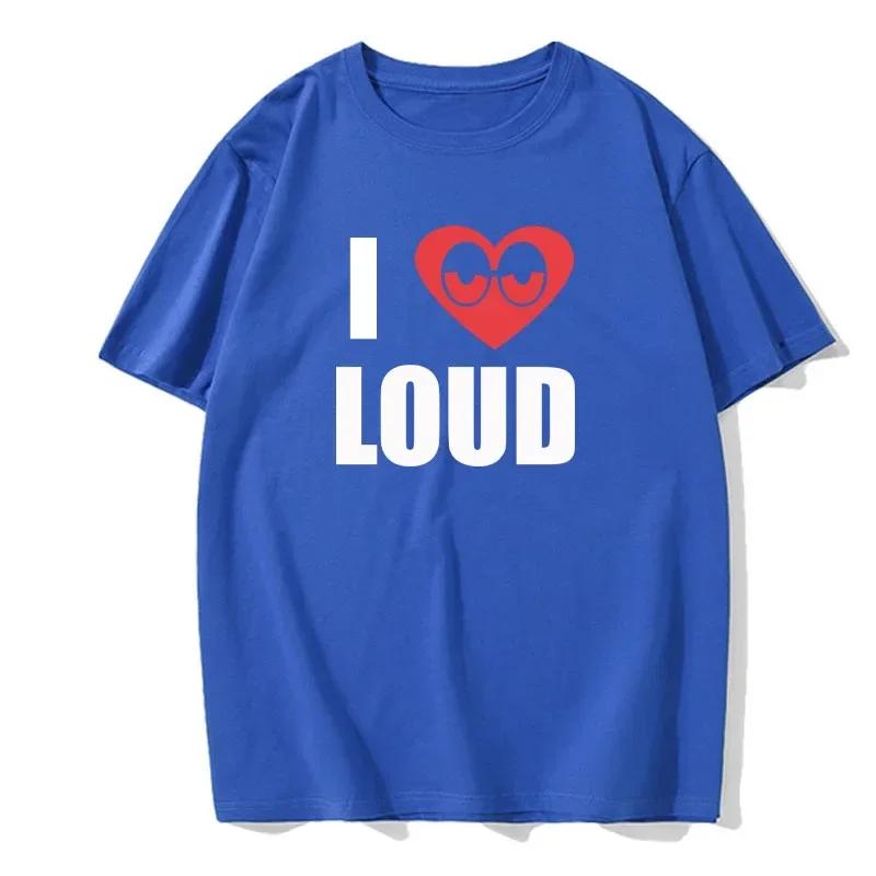 Summer Men Chief Keef I Love Loud Same Style T-Shirt 100 Cotton Tops Tees Male Fashion Short Sleeve Clothing Harajuku Streetwear