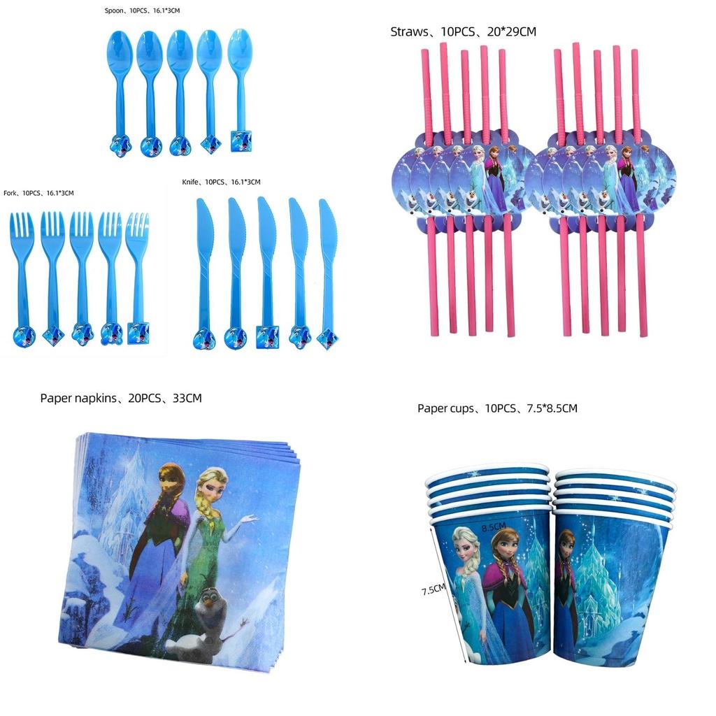 Frozen Elsa Anna Birthday Party Decorations Set Perfect For Your Little Princess's Special Day