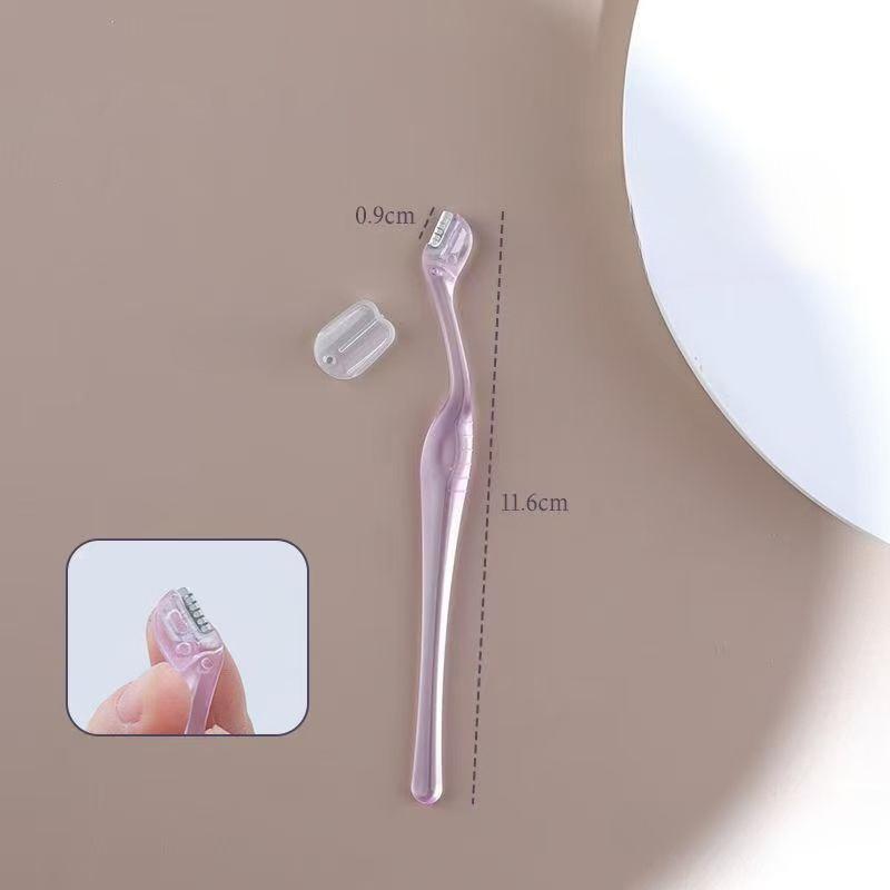 

[Facial Trimmer] Mini Portable Facial Trimmer | 4pcs | Stainless - Steel | Exclusively for Women,Sensitive Skin | Beauty Tool | Women | Must - Have 4pcs прозорий/фіолетовий