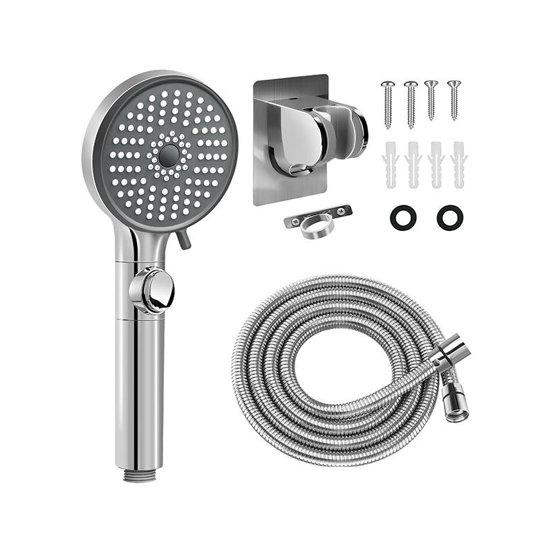 High Pressure 5 Mode RV Handheld Shower Head Water Saving Bathroom Faucet Accessories with Hose Holder