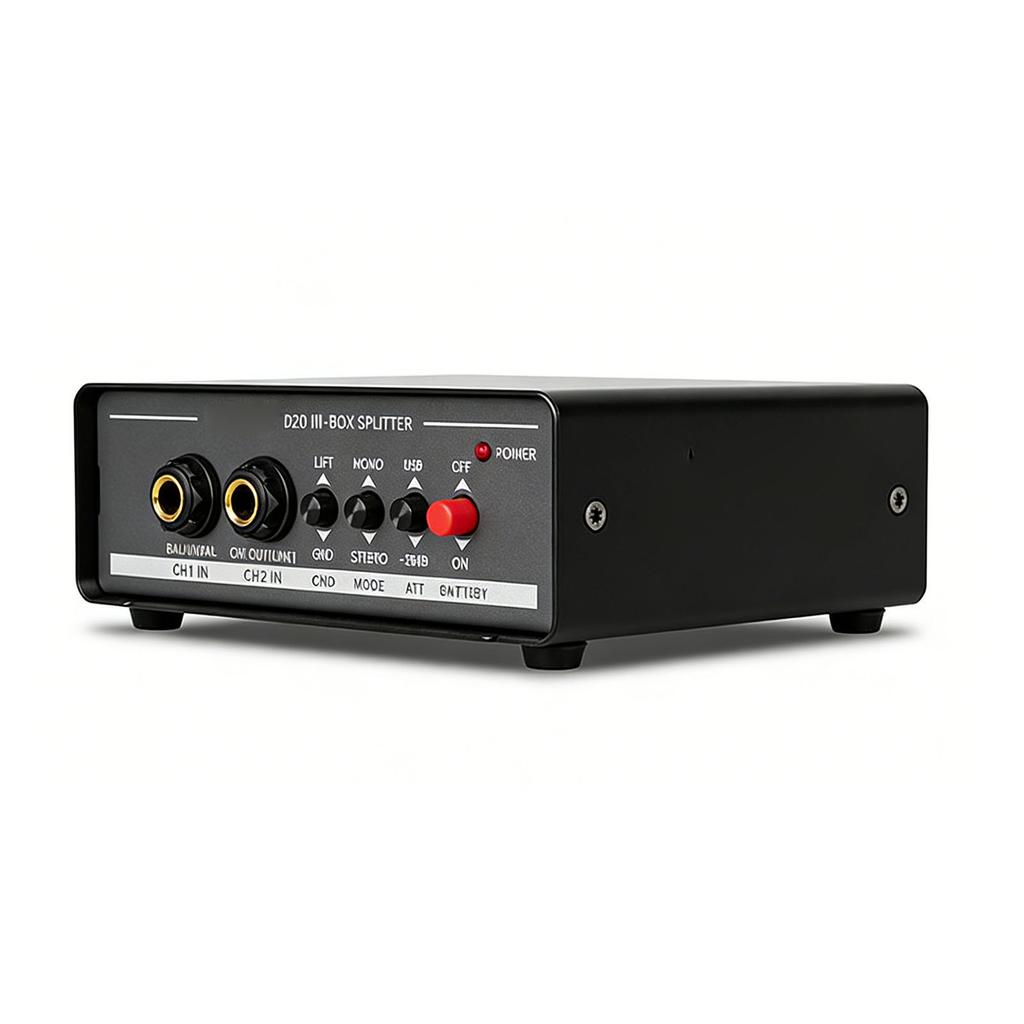DI Box Distributor Splitter Professional Active Multi Functional Signal Effect Device Dual Channel Balanced Converter
