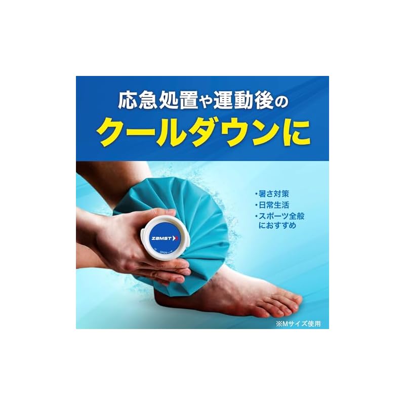 ZAMST Ice Pack (Ice Bag) for Baseball and Basketball, Medium Size, Blue, 378102