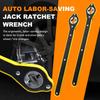 Car Jack Ratchet Wrench, 360 Degree Swivel Tire Wheel Jack Ratchet Wrench, Tire Wheel Jack Lift Speed Handle Tool Suitable for Vehicle SUV Truck,