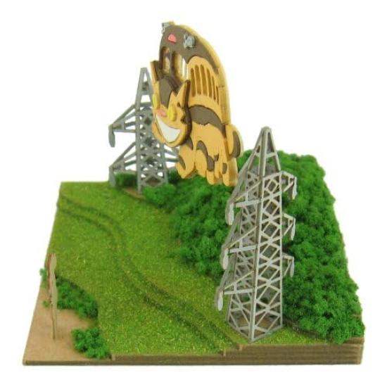 Sankei Studio Ghibli Mini My Neighbor Totoro Mei and Cat Bus Paper Craft Non-scale MP07-04