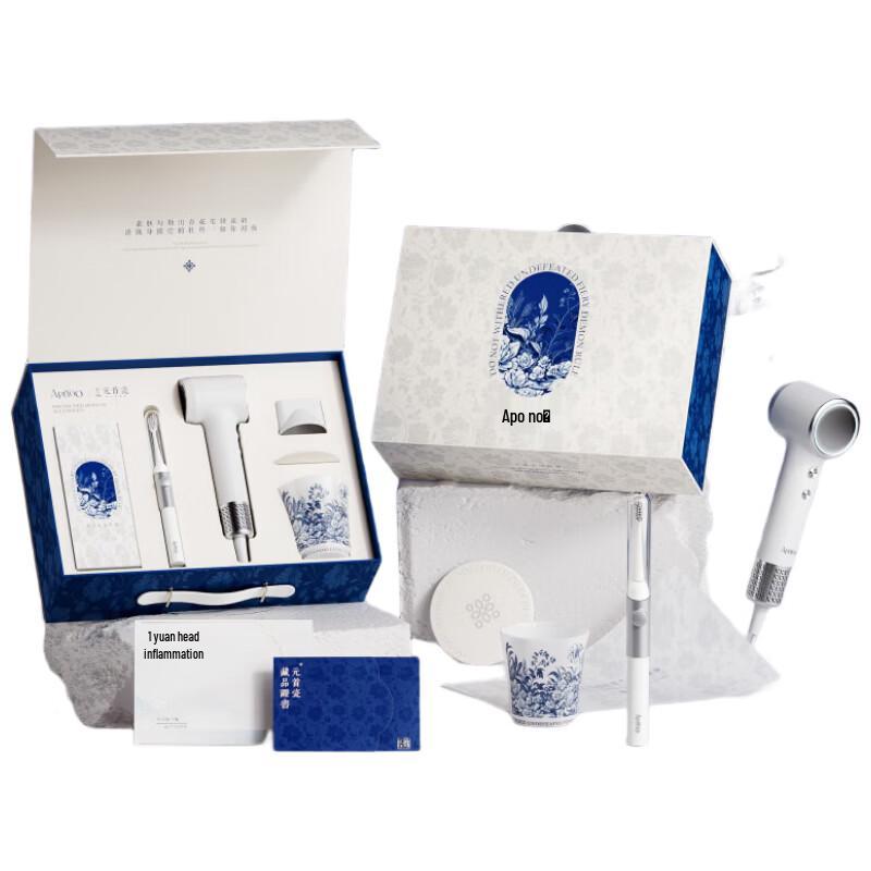 ApiYoo Ocean View T24 Electric Toothbrush & Hair Dryer Gift Set