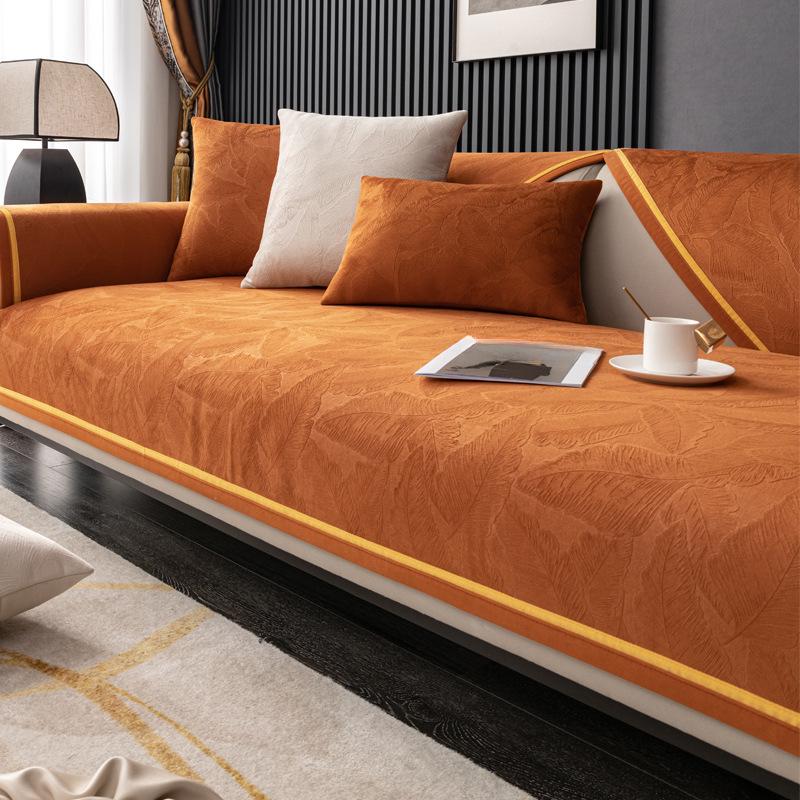 Nordic Simple Sofa Cushion Four Seasons Universal Light Luxury Non-Slip Cushion High-End New Sofa Cover Cloth Cover Cover