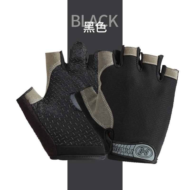 Breathable Thin Half Finger Anti Slip Fitness Cycling Gloves For Men Women