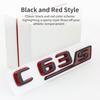 Suitable for Mercedes Benz Rear Letter Sticker C63S GT63S S63LGLE53 SL63S Modification W205 W206 C190 X290 W167 Black Red Versi
