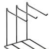 Jewelry Organizer Earrings Storage Holder Lightweight Stylish Necklaces Hanging Rack with 3 Hangers