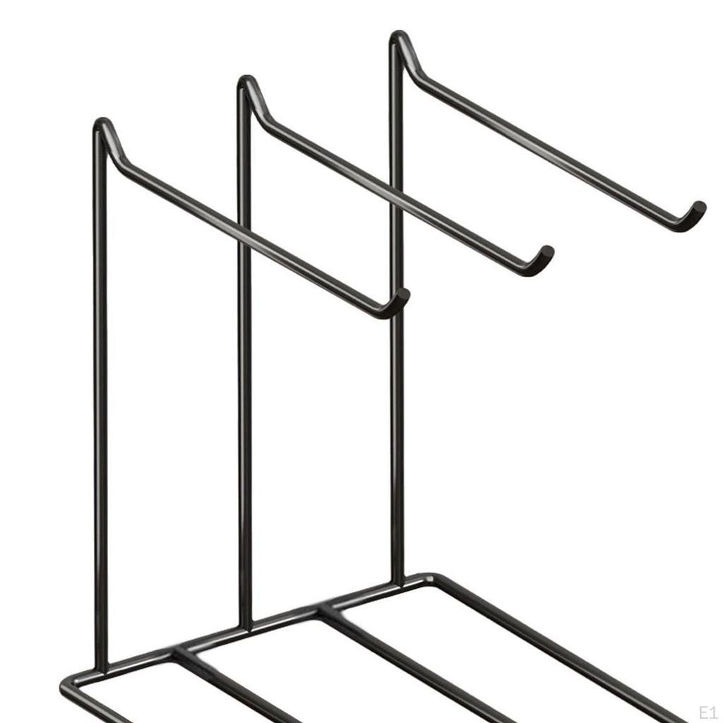 Jewelry Organizer Earrings Storage Holder Lightweight Stylish Necklaces Hanging Rack with 3 Hangers