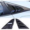 Rear Side Window Louvers for 10th Gen Civic Sedan, Compatible with Honda Civic 2016-2021 Accessories, Car Exterior Rear Side Window Louvers Air Vent
