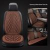 All-Season Universal Car Seat Cushion - Breathable, Anti-slip Ice Silk Cover for Rear Seats