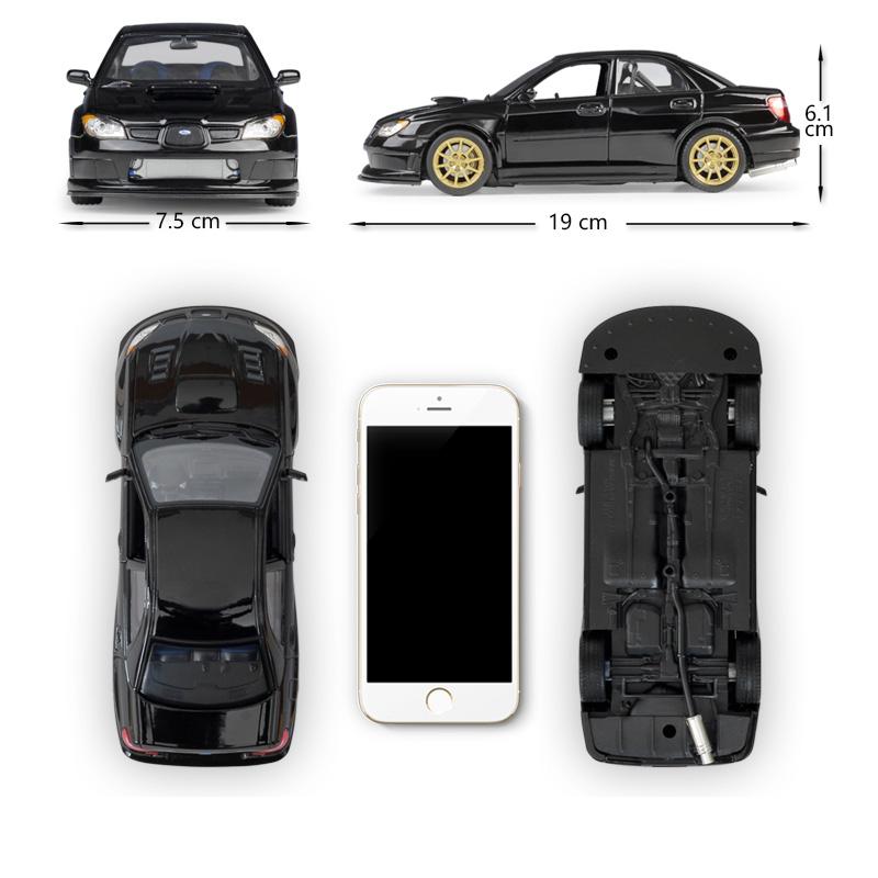 WELLY 1/24 Lmpreza Performance APR Subaru Alloy Miniature Scale Car Model Diecast Metal Collection Childrens Toy Vehicles Gifts