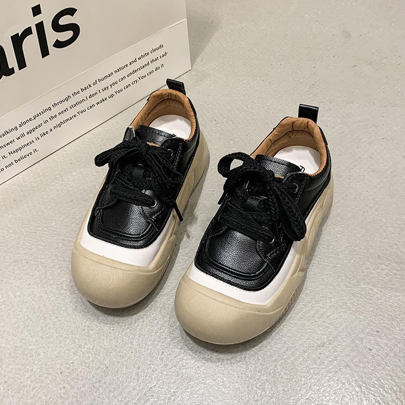 Popular dad shoes women's spring 2025 new breathable women's shoes retro versatile platform casual sports shoes tide