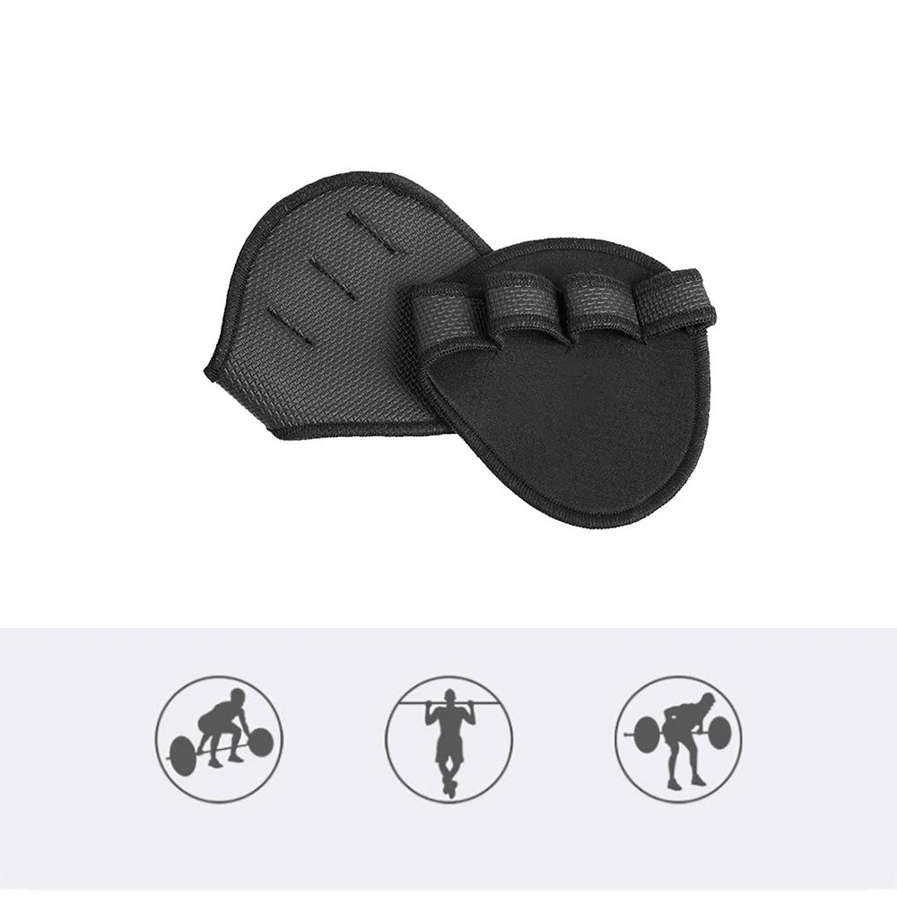 

1 Pair Grip pads Palm Grip Non-Slip Handle Aid Train Aid Fitness Bodybuilding Pad