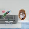 Retro PVC Wall Sticker And Ornate Resin Picture Frame Decorative Art for Living Room Kitchen Bedroom