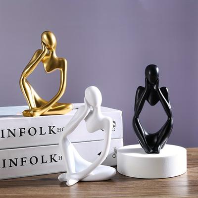 Scandinavian Art Abstract Figures Home Decoration, Mini Crafts, Light Luxury Entryway Ornament, Desktop Decoration 1pc