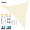 5x5x5/2x2x2M Wasserdicht Sonnenschutz Dreieck Sonnenschirm Schutz Outdoor Baldachin Garten Terrasse Pool Sonnensegel Markise Schatten Tuch