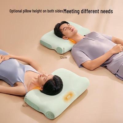 Smart Cervical Memory Foam Pillow with Heat & Traction CN Plug (adapter Included)