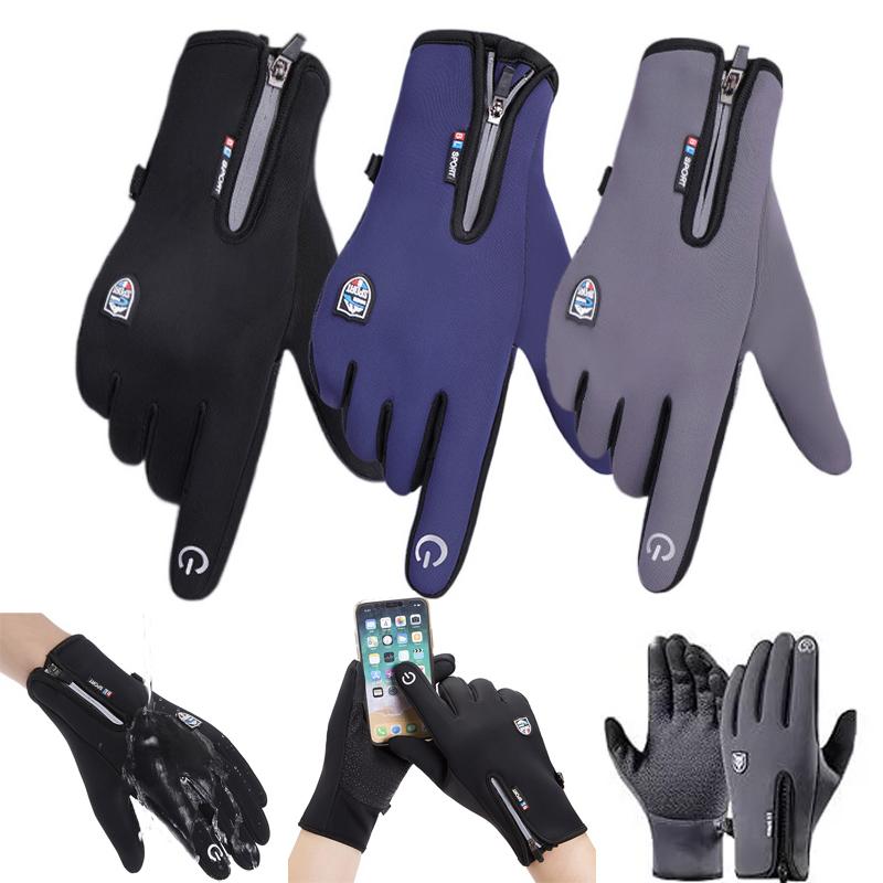 Thermal Windproof Waterproof Winter Gloves Touch Screen Warm Mittens Men Women