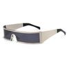 Cyberpunk Sunglasses Metal Frame Uv400 Sunshade For Fashionable Travel And Outdoor Activities