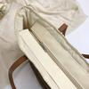 Stylish Woven Straw Tote Bag with Leather Handles Large Capacity Beach Bag for Women Summer Shopping and Travel