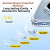 Transparent for Magsafe Case for Huawei Pura 80 70 Pro Pro+ Ultra with Magnetic and Stand Ring Supports Wireless Charging Cover